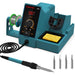 HANMATEK Soldering Station with Digital Display - Adjustable Temperature 392℉-896℉, 5 Extra Iron Tips, Soldering Iron Kit with Bracket SD2 Hanmatek