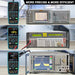 HANMATEK 3 in 1 Handheld Oscilloscope Multimeter,Waveform Generator HO51 with 3.5" TFT Oscilloscop, Auto-Calibration Function, Memory Function, Multi Tester HANMATEKTOOLS