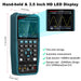 HANMATEK 3 in 1 Handheld Oscilloscope Multimeter 100Mhz Waveform Generator Oscilloscope with 2 Channels 3.5"TFT, HO102S Professional oscilloscope Multimeter with Memory Function HANMATEKTOOLS