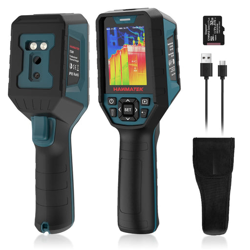 HANMATEK Thermal Camera with Resolution of 256 x 192 Pixels Ti260 Imaging Tool for Temperature Anomalies, Temperature Range -4℉ to +752 ℉,Rechargeable Li-ion Battery
