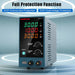 Adjustable DC Power Supply  with Output Enable/Disable Button HANMATEK HM310 Mini Variable Switching Digital Bench Power Supply with USB Charging