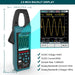 HANMATEK CO601 Clamp Oscilloscope, 5MSa/s Sampling Rate, 1MHz Bandwidth, 600A AC/DC Current Measurement, 1000V Voltage Detection, True RMS, Auto/Manual Range, Bluetooth Data Logging