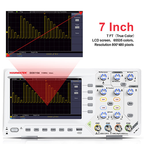HANMATEK® DOS1104 Digital Oscilloscope