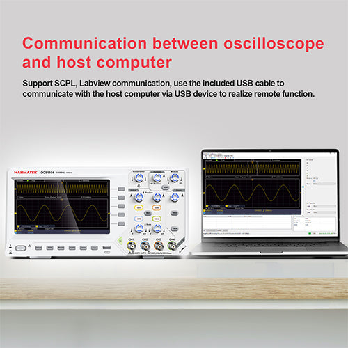 HANMATEK® DOS1104 Digital Oscilloscope