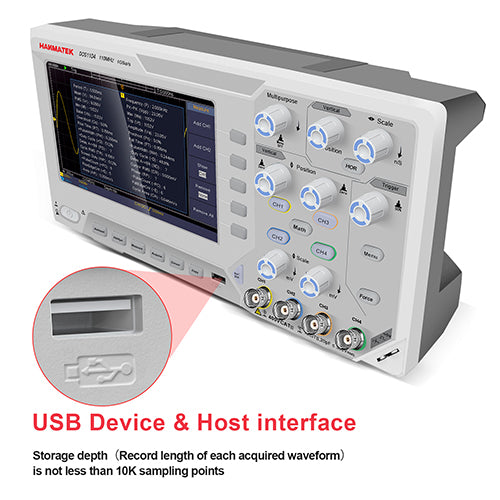 HANMATEK® DOS1104 Digital Oscilloscope