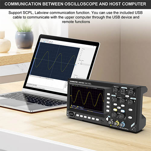 HANMATEK® DOS1102S 2-in-1 Digital Oscilloscope